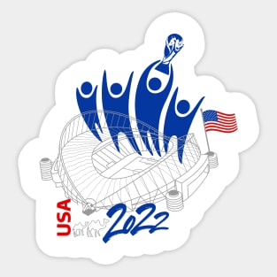 United States World Cup Soccer 2022 Sticker